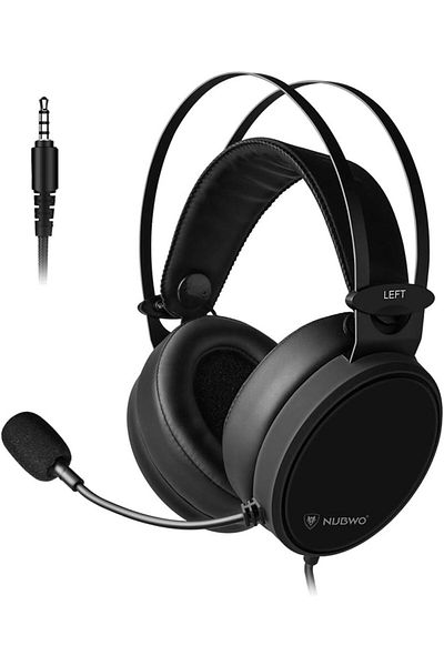 fulina Gaming Wired Headphones,with Noise-canceling Microphone, Dual 50 mm speaker,for PC/PlayStation