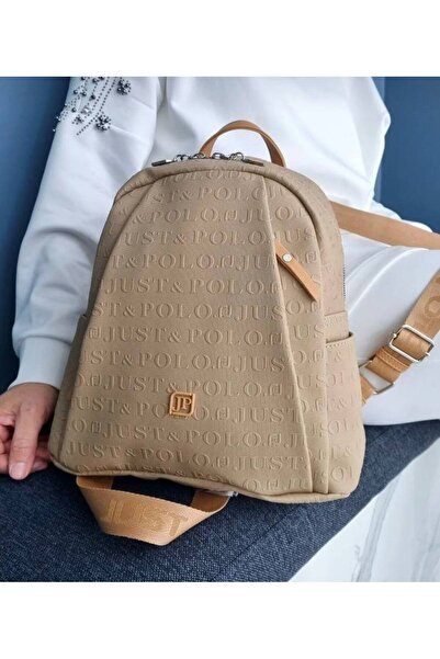 Just Polo حقيبة ظهر نسائية متوسطة الحجم من Siyan مكونة من 9 أقسام JustPolo t