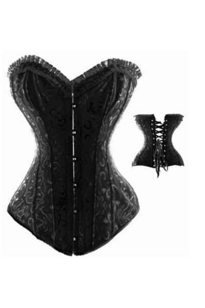 Generic Fashion Women's Lace Up Overbust Corset Body Shaper Underwear