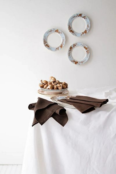 miyolin Washed Linen 2-Piece Fabric Napkin, Linen American Service 35x45 Cm