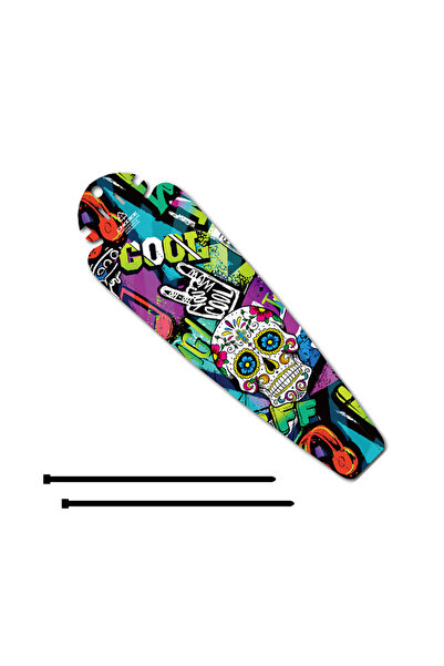 Choice Green Skull CNC Bicycle Accessories Part Bike Rear Fender Mudguard Mou...