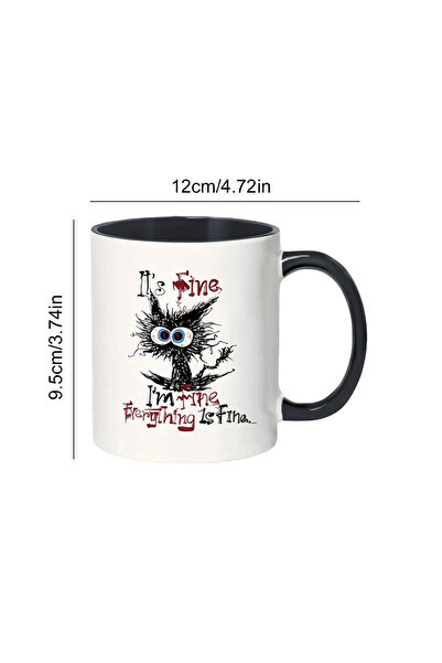 Choice كوب قهوة 11 أونصة 07 كوب 11 أونصة سيد القطط كوب قهوة عشاق القطط من الس...