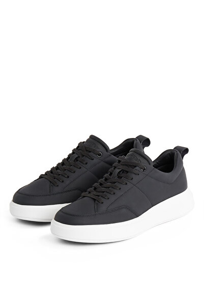Calvin Klein Calvin Klein Siyah Erkek Sneaker LOW TOP LACE UP BSKT PAD
