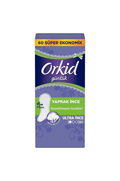 Orkid Günlük Ped Yaprak 60 Lı Parfümsüz