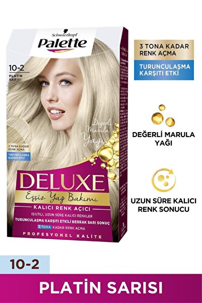 Palette Deluxe Saç Boyası 10-2 Platin Sarısı