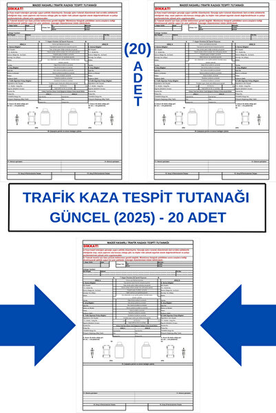 Organik Yolda Traffic Accident Investigation Minutes Current - 20 Pieces