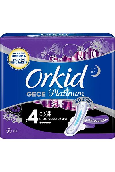 Orkid بلاتينيوم عبوة واحدة ليلية اضافية 6 قطع