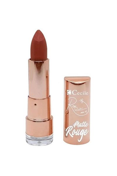 Cecile Rose Water Matte Rouge Lipstick 02