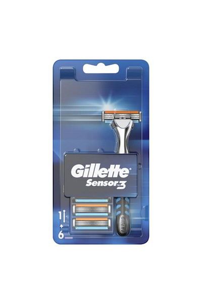Gillette Sensor 3 Shaver 6 Pack Spare