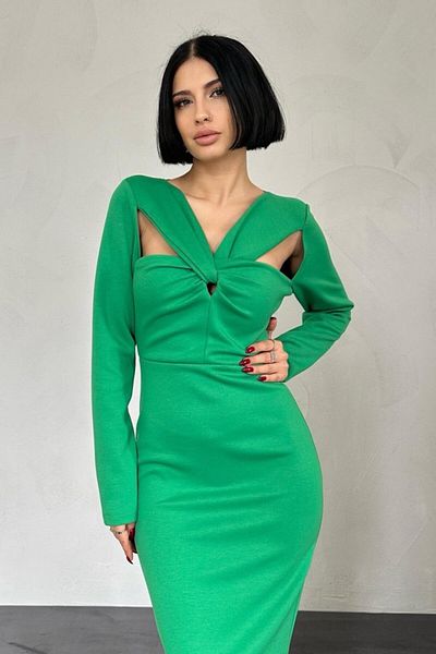 Simala Green Twist Dress