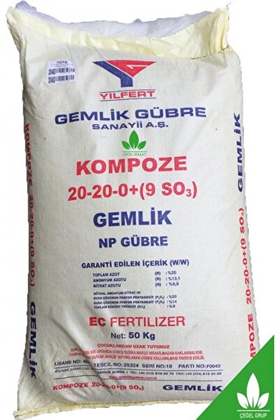 Cegel Ziraat Gemlik 20 20 0 Gübre Kompoze 5 Kg