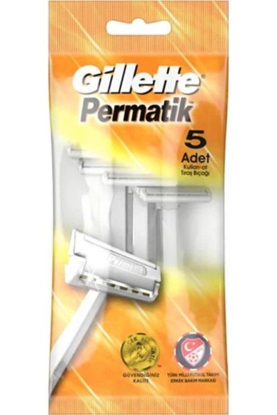 Gillette 5 Pack Permatic Disposable Shaving Blades