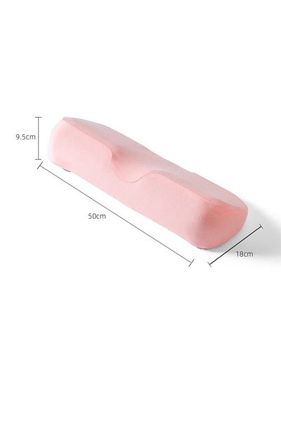Choice Pink Cervical Pillow, Memory Foam Contour Pillow, Bed Pillows for Side Sleeper Ergonomic Orthopedic