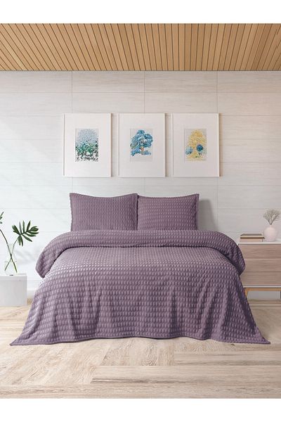 Bella Home Double Twist Bed Cover Set