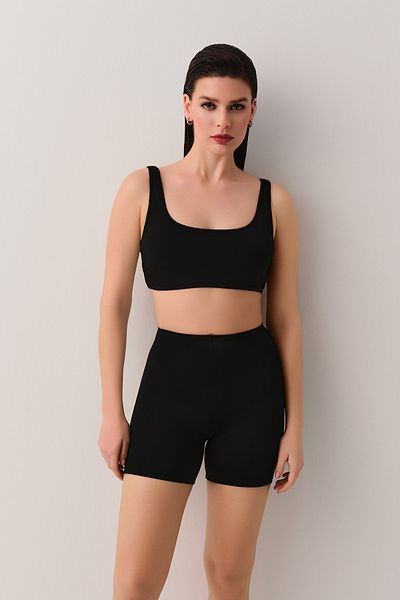 SUWEN Curved Bralette Bikini Top