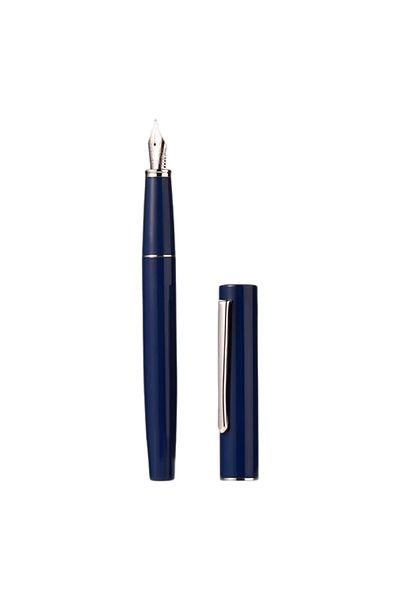 Choice F BU New Hongdian C2 Mystery Explorer Classic Metal Fountain Pen EF/F Polished Plain Nib School Offi