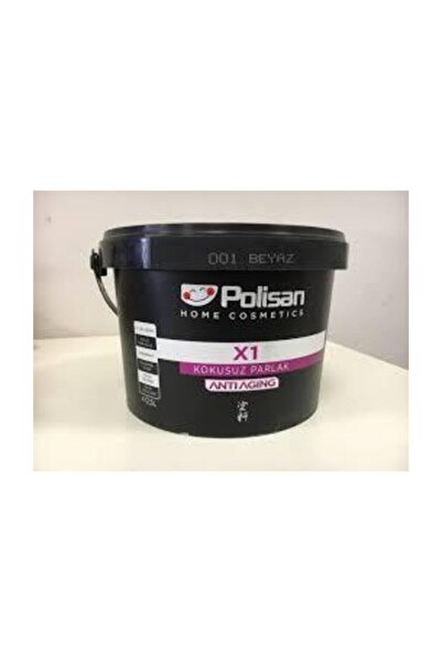 Polisan X1 Anti Aging -kokusuz -parlak -su Bazlı -yağlı Boya -2,5 Lt. -beyaz
