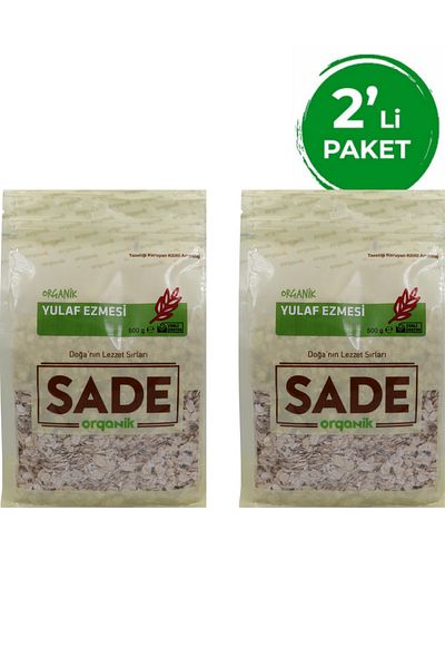 Sade Organik Oatmeal 2 Pack (2X500 GR)
