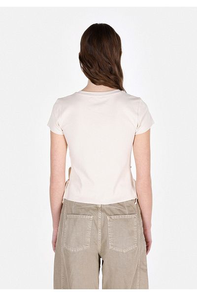 Colin's Slim Fit Women's Ecru Short Sleeve T-Shirt