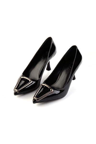 Bambi Siyah Kadın Klasik Topuklu Ayakkabı K01792300008