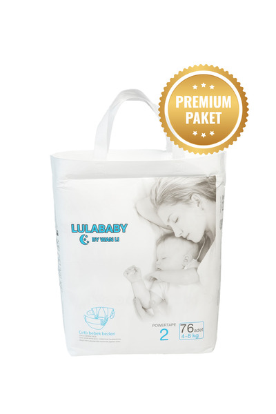Lulababy Lula Baby Premium Fırsat Paketi 2 Numara Bebek Bezi 76 Adet