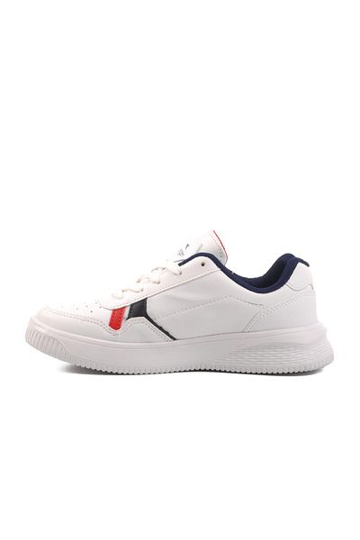 Slazenger Majority g White-Navy Blue Polyurethane Women's Sports Shoes