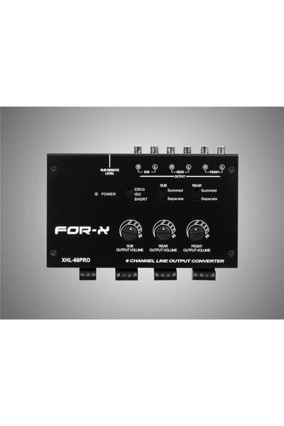 For-X 6 Kanal Deck Çevirici – Xhl-66pro 6 Kanal Amfi Dönüştürücü