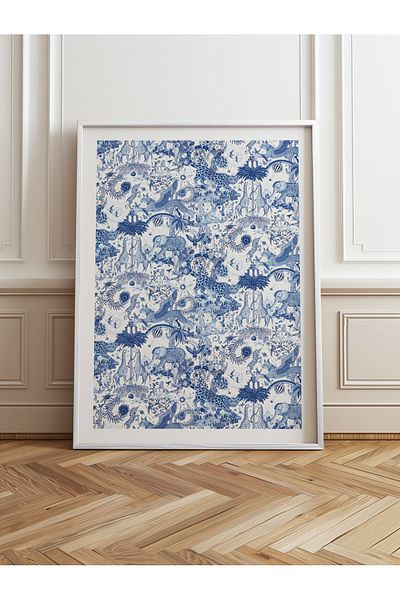 HOMEPACK Pictură cu un singur cadru din lemn Pictură poster dintr-o bucată TK/1053