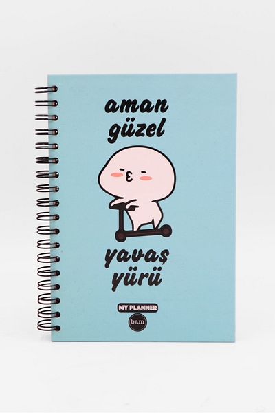 EFBUTİK Wired Planner Notebook Agenda - Aman Lovely Slow Walk