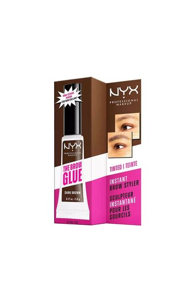 NYX جل حواجب ذا براو جلو بني غامق من نيكس