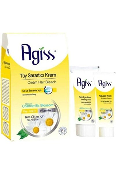 Simple Agiss Doğal Papatya Özlü Tüy Sarartıcı Krem Set 70gr + 35gr
