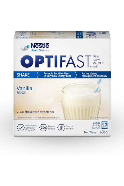 Nestle Optifast Vanilla Sachets 12S 53Gm