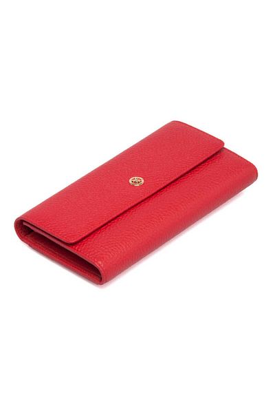 Tergan Red Leather Women's Wallet - S1Cb 00005719 -B68