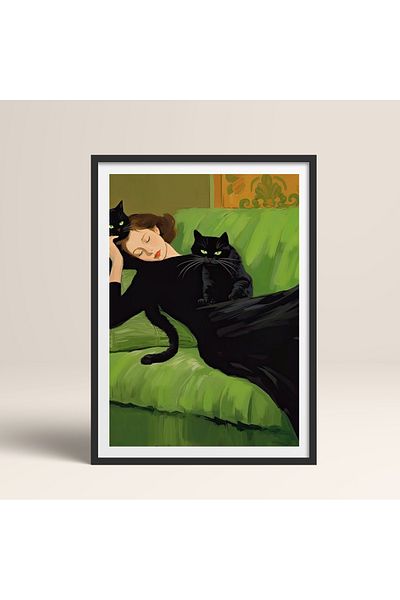 HOMEPACK Pictură cu un singur cadru din lemn Pictură poster dintr-o bucată TK/1058