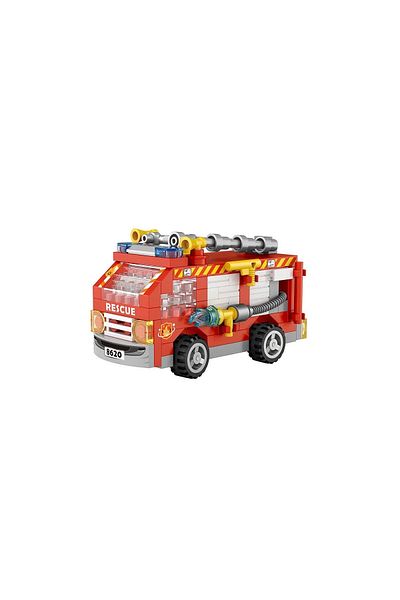welcomein 140 Pieces Loz Block Toy Mini Bag Fire Truck
