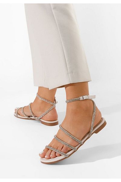 B T Shoes Sandale fara toc Avalora bej