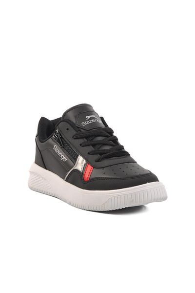 Slazenger Majority g Black-White Zippered Women's Sports Shoes