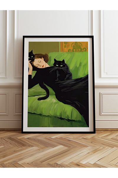 HOMEPACK Pictură cu un singur cadru din lemn Pictură poster dintr-o bucată TK/1058