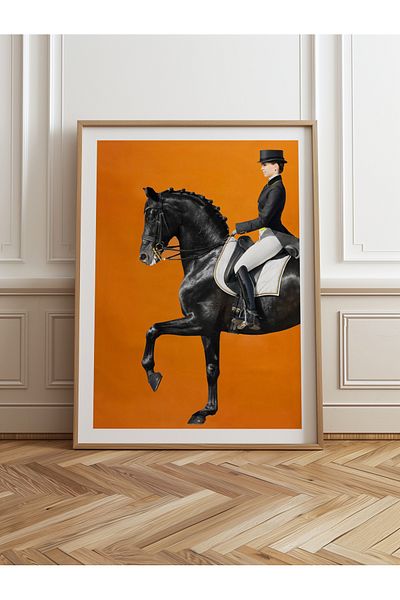 HOMEPACK Единична картина в дървена рамка, единичен плакат, картина TK/1061