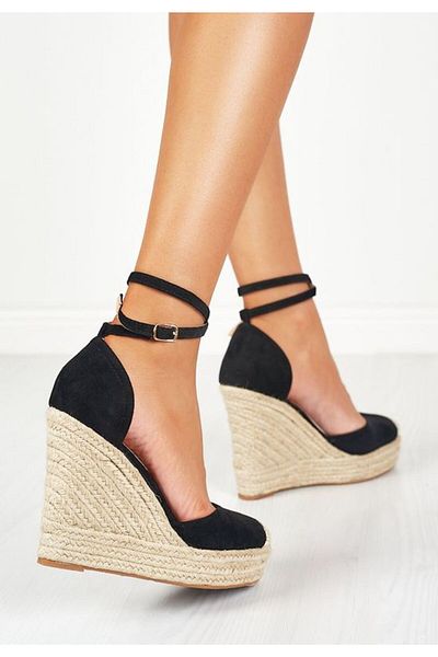 B T Shoes Sandale Cu Platforma Saniza Negre