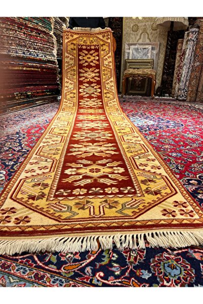 RD RAMAZAN DAĞ EL HALI SANATI El Dokuma Antik Milas Halısıdır Ebat 370x82