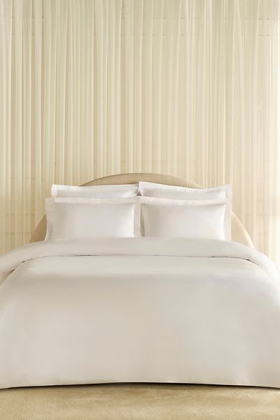 Karaca Home Set cuvertură de pilota albă dublă Percale - Colecția Albă Ina