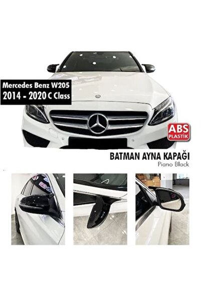 caralp Mercedes W205 C Serisi 2015 Sonrası Uyumlu Batman Yarasa Ayna Kapağı P...