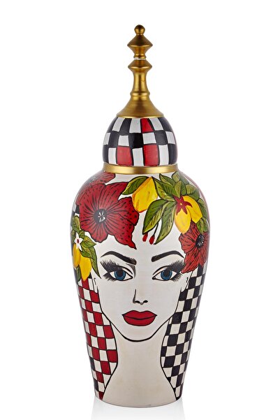 SETABIANCA Seta Küp Frıda Model  25*25*70 Cm