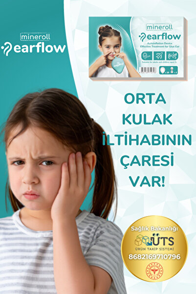 Mineroll EARFLOW Orta Kulak İltihabı Önleyici Kulak Basınç Dengeleyici Cihaz