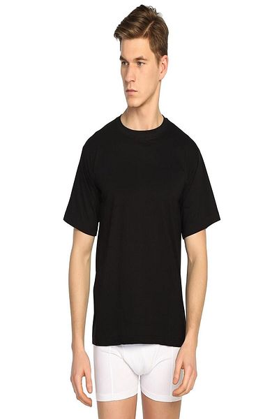 ENTAHA Tutku Men's Black 6 Pack Crew Neck Undershirt New Season
