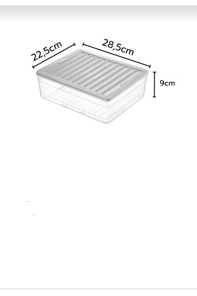 VİZYON 5300 ml Deep Refrigerator - Freezer Storage and Organizer Container