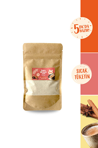 Saklı Orman Doğal Saf Salep Karışımı 70 gr (Dök-Karıştır-İç)