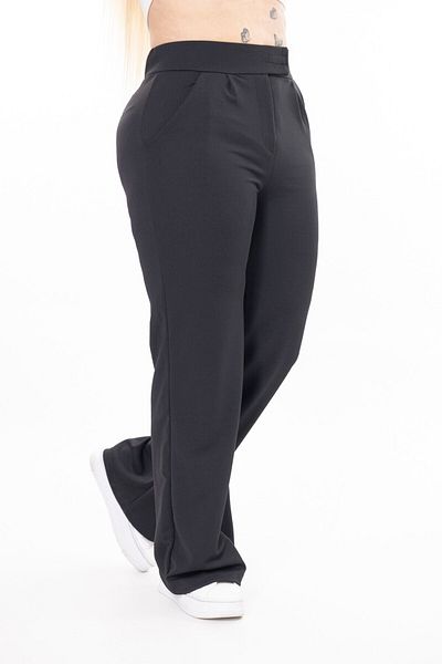 tarzımsüper Women's Large Size Lycra Velcro Closure Palazzo Trousers