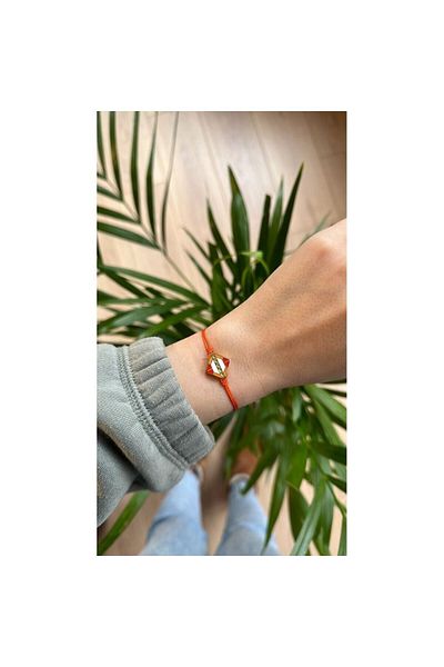 Juju Bronze Single Square Mix Bracelet